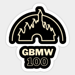 GBMW 100 Magic Kingdom Sticker